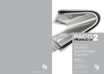 Vorschau PACO Products | Rund- & Spannfalzsiebe